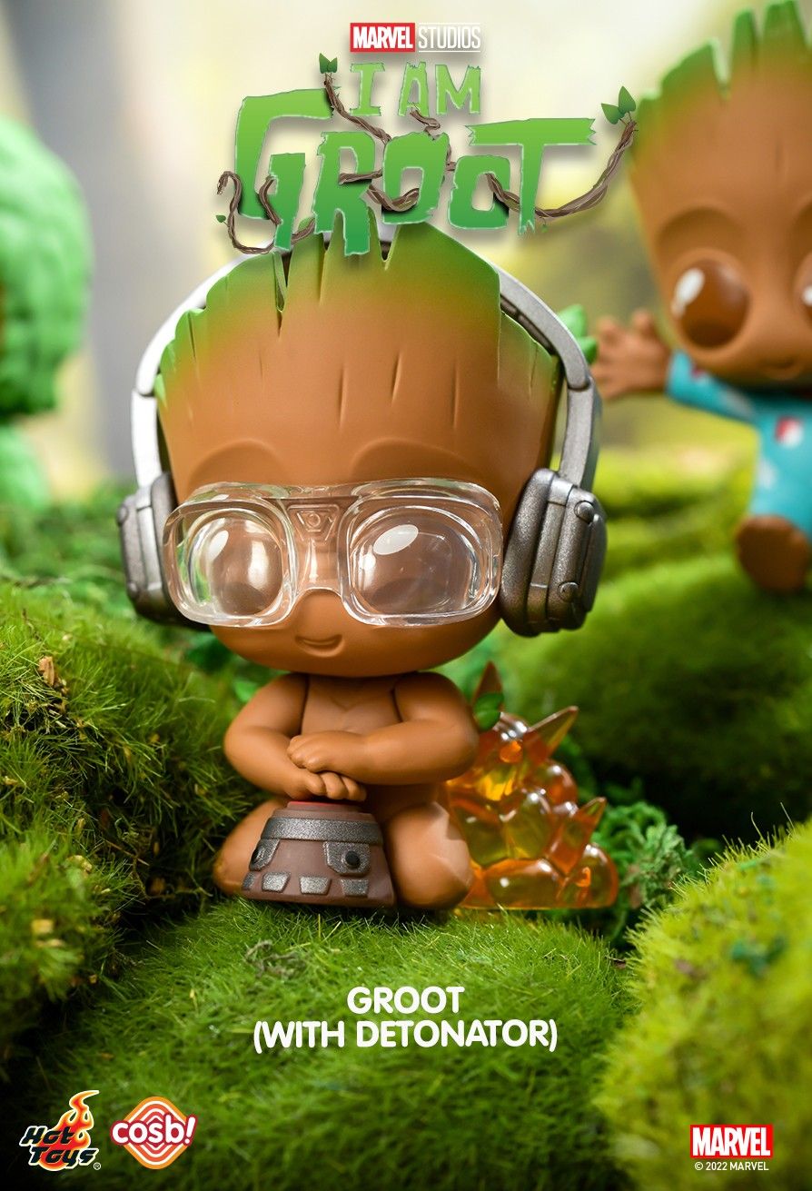 Hot Toys Cosbi Bobble-Head Collection : I Am Groot (set of 8)
