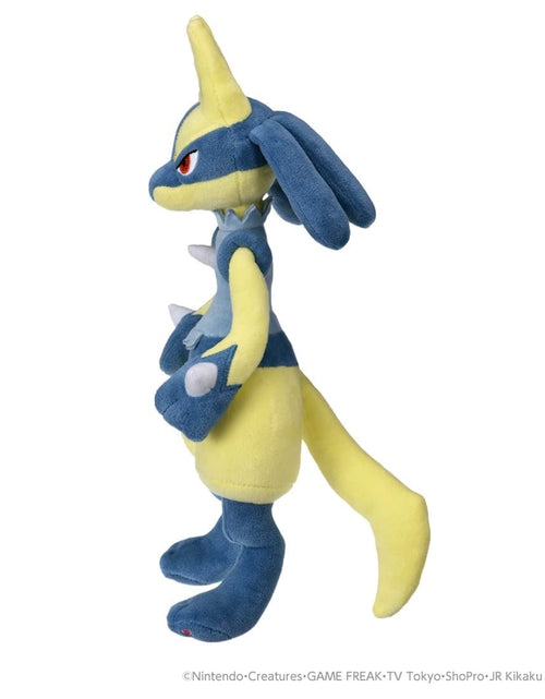 Load image into Gallery viewer, Takara Tomy Pokemon Pocket Monster Soft Plush Toy Yellow Lucario
