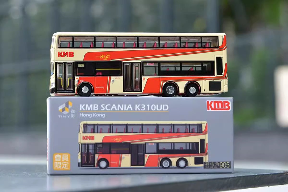Tiny City Die-cast Model Car - KMB SCANIA K310UD 80(905) 1:110 Model Bus
