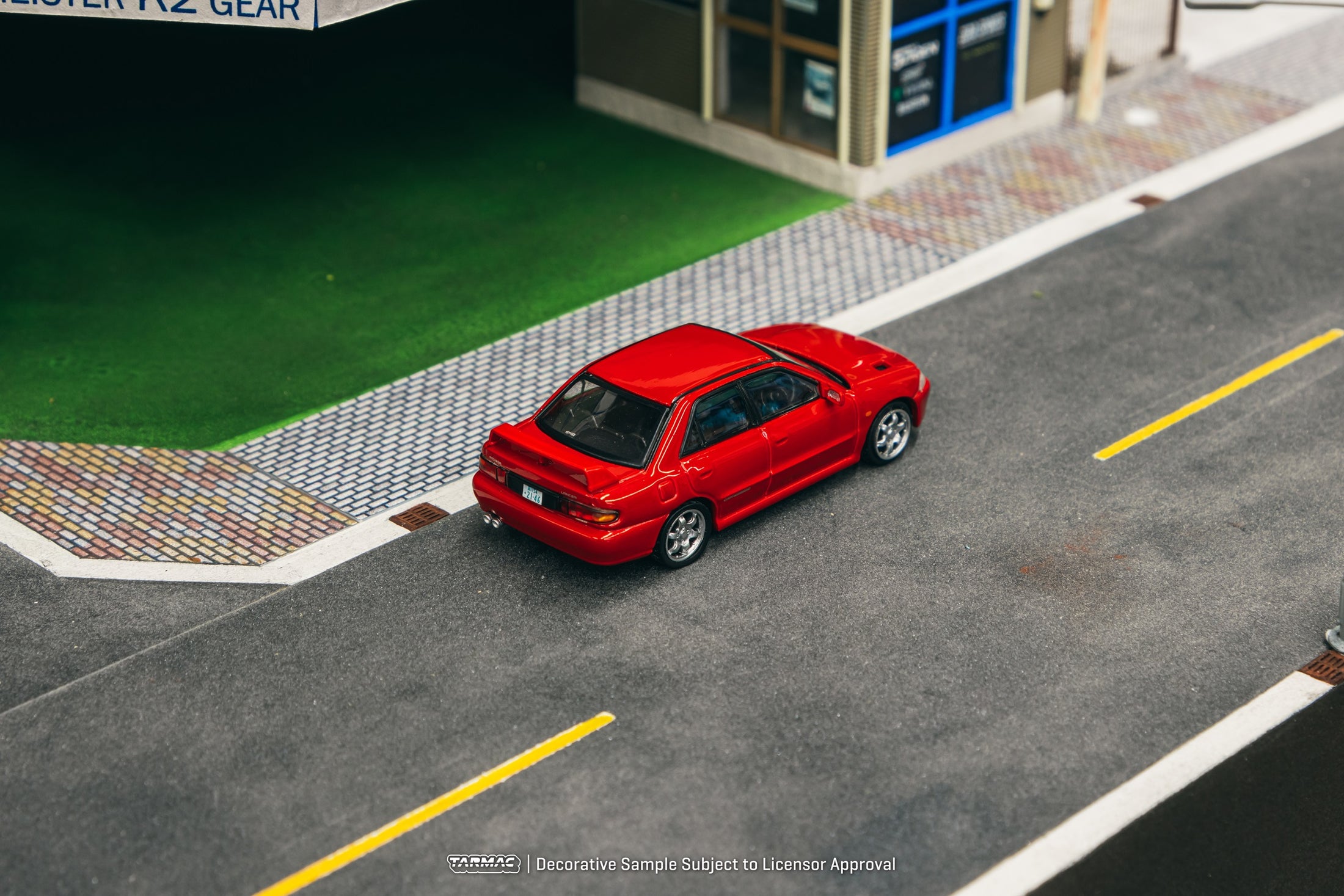 Tarmac Works 1/64 Mitsubishi Lancer GSR Evolution Red Diecast Model