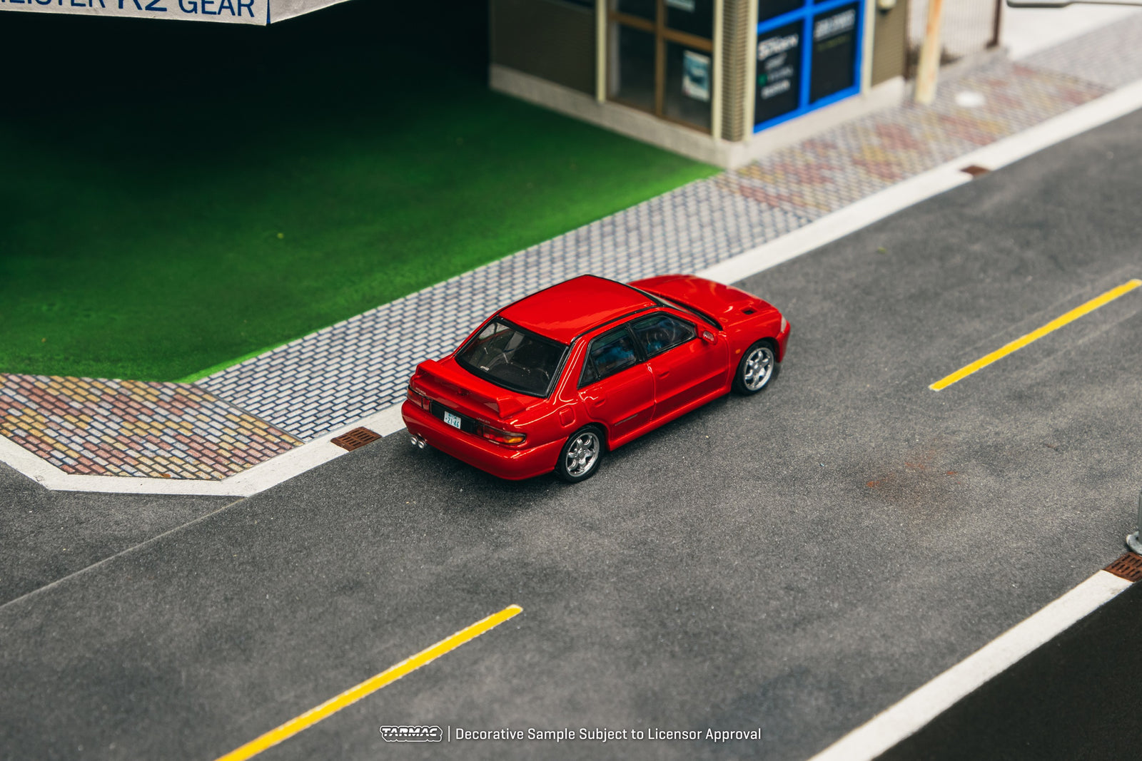 Tarmac Works 1/64 Mitsubishi Lancer GSR Evolution Red Diecast Model