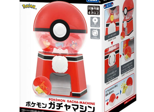 Load image into Gallery viewer, Takara Tomy Pokemon Capsule toy machine with 6 capsules and mini figures
