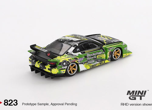 Load image into Gallery viewer, MINI GT 1/64 Nissan LB-Super Silhouette S15 SILVIA #555 V2 2024

