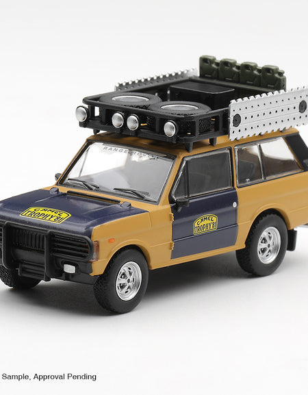 (Pre-order) Mini GT #1312 Range Rover 1981 Camel Trophy Sumatra H.Fischer W.Bays