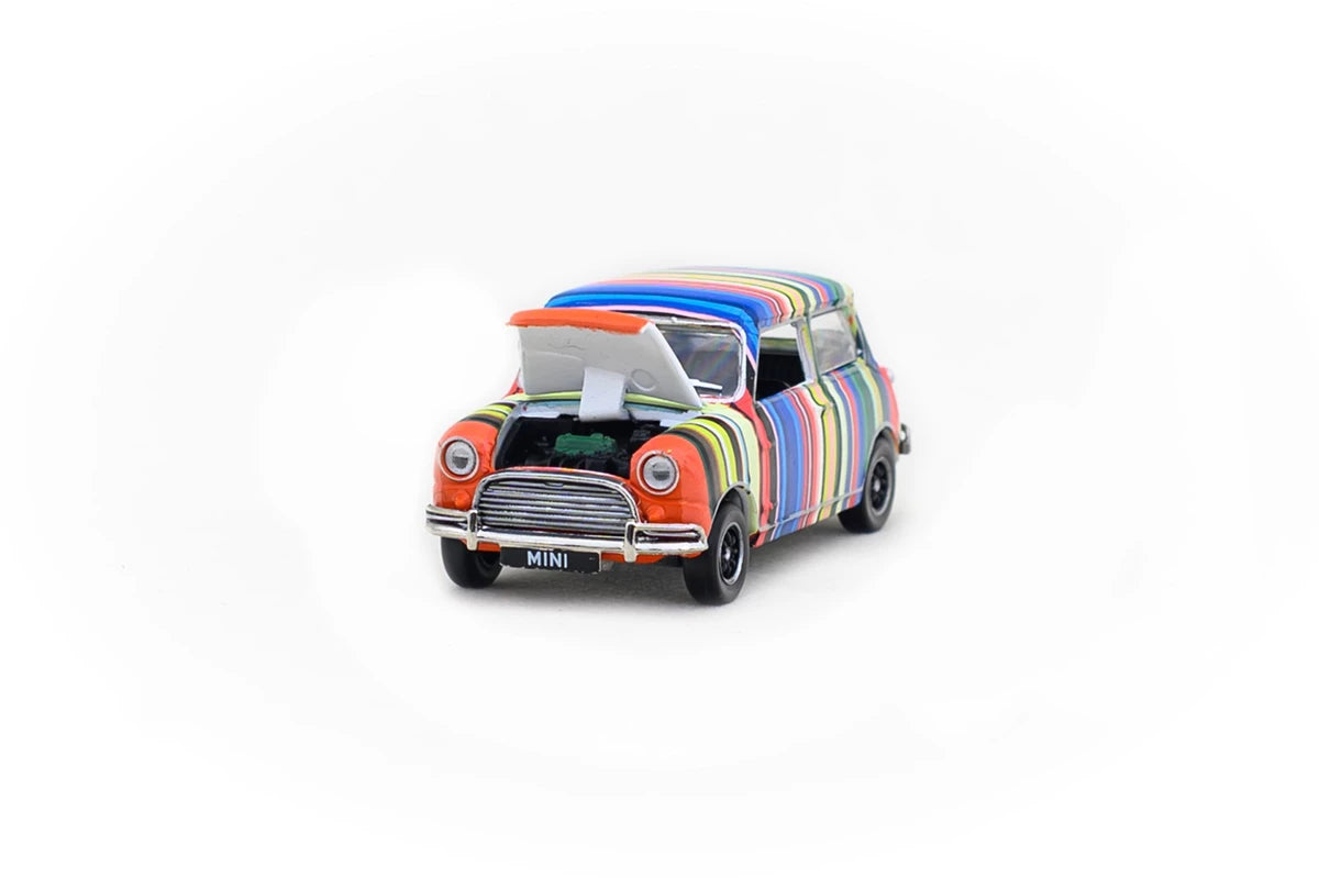 Tiny City Hong Kong 1:50 Diecast Model Car Art Car - Coloured Stripes