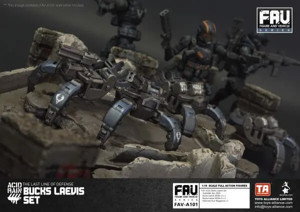 TOYS ALLIANCE x Acid Rain FAV-A101 Bucks Laevis Set Action Figure