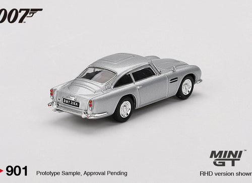 Load image into Gallery viewer, Mini GT #901 1/64 007 Aston Martin DB5 Thunderball with Poster Cards
