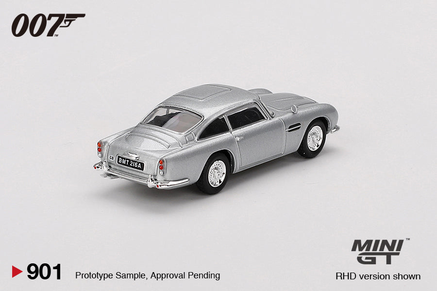 Mini GT #901 1/64 007 Aston Martin DB5 Thunderball with Poster Cards