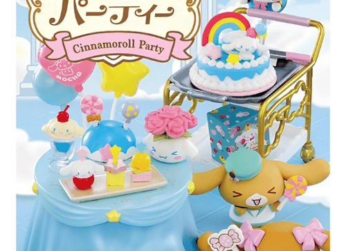 Load image into Gallery viewer, Re-ment Cinnamoroll Sparkling Sky Blue Party Figurine Complete set of 6
