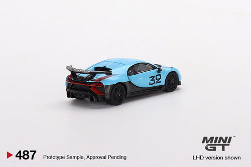 Load image into Gallery viewer, Mini GT 1/64 Diecast Model - #487 v Bugatti Chiron Pur Sport &quot;Grand Prix&quot; LHD
