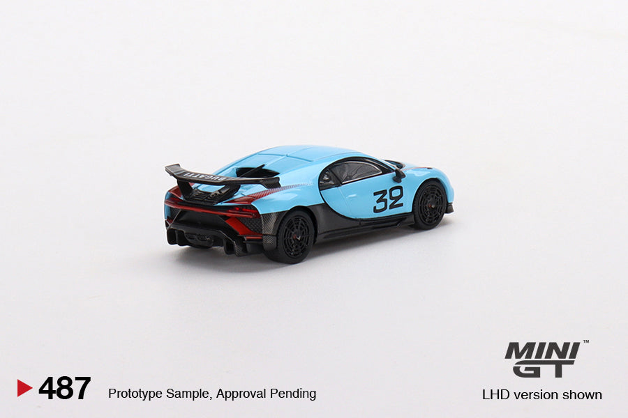 Mini GT 1/64 Diecast Model - #487 v Bugatti Chiron Pur Sport "Grand Prix" LHD