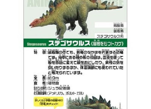 Load image into Gallery viewer, Takara Tomy ANIA Animal Advantage Figure AL-03 Stegosaurus Model Dinosaur Japan
