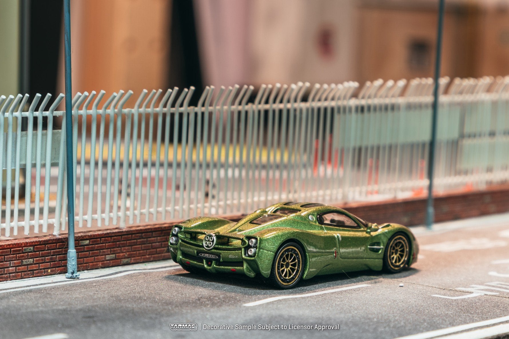 (Pre-order) Tarmac Works Pagani Utopia Green Metallic 1/64 Diecast Model Car