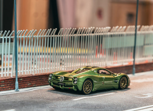 Load image into Gallery viewer, (Pre-order) Tarmac Works Pagani Utopia Green Metallic 1/64 Diecast Model Car
