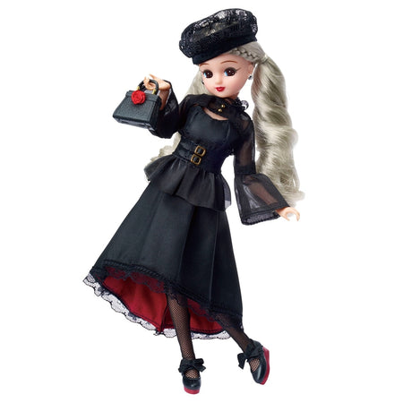 Takara Tomy Licca-chan Doll - Stylish Licca Photogenic Licca Gothic Noir