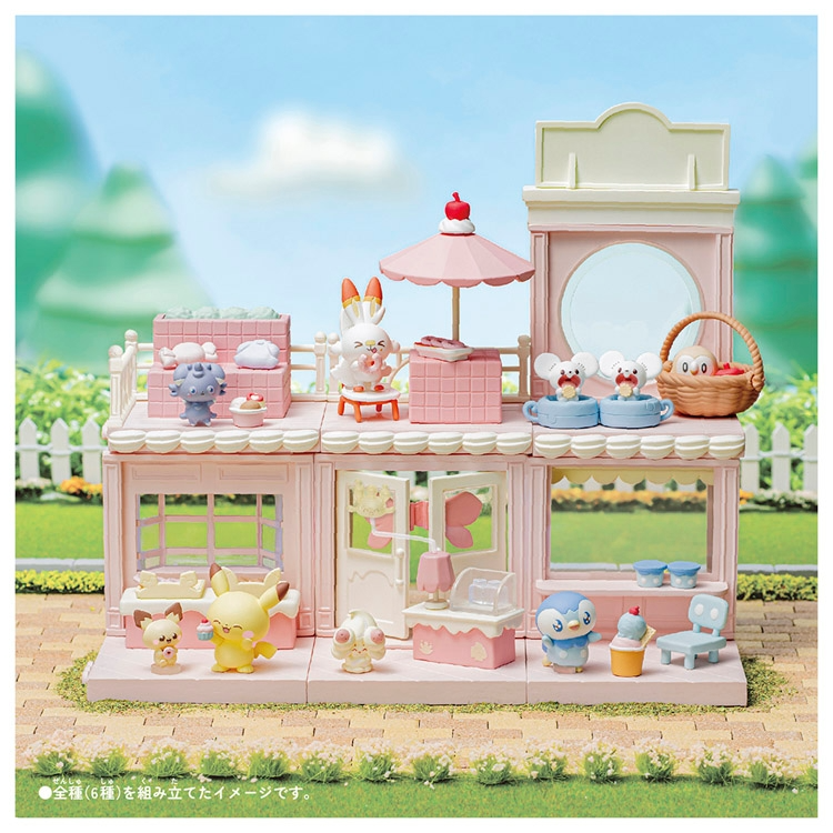 Takara Tomy Pokemon - Pokepeace Collection House ~Sweets shop~ (Full set of 6)