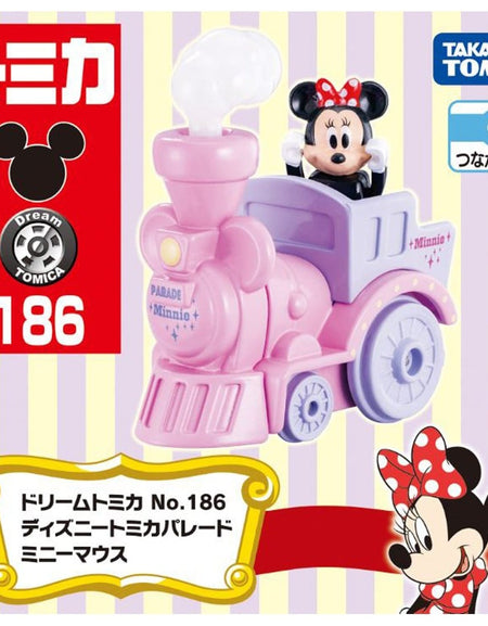 Takara Tomy Dream Tomica Model Car - No.186 Disney Tomica Minnie Mouse
