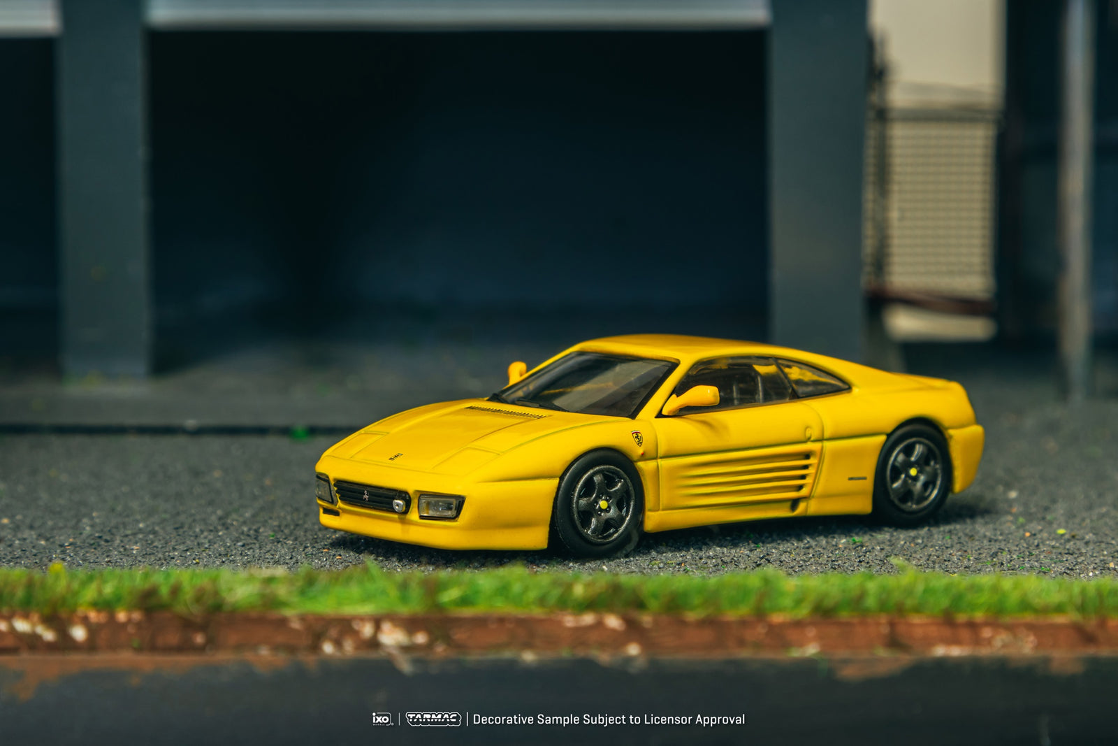 Tarmac Works 1/64 Ferrari 348 Challenge Yellow Diecast Model Car