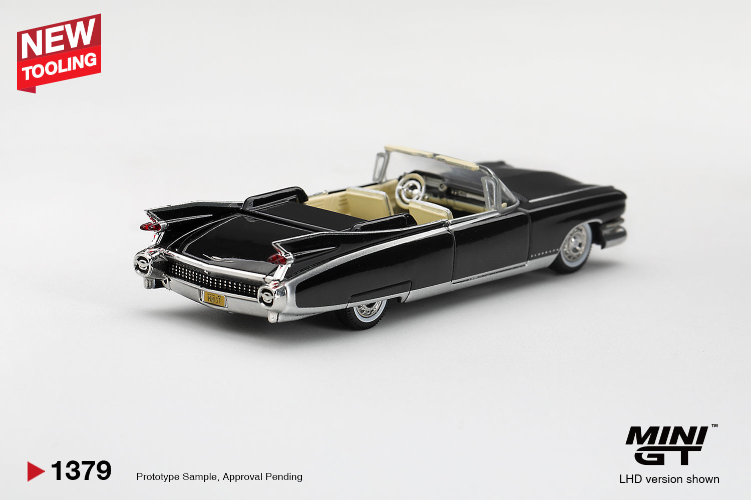 (Pre-order) Mini GT #1379 Cadillac Eldorado Biarritz 1959 Black LHD