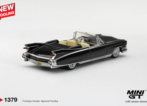Load image into Gallery viewer, (Pre-order) Mini GT #1379 Cadillac Eldorado Biarritz 1959 Black LHD
