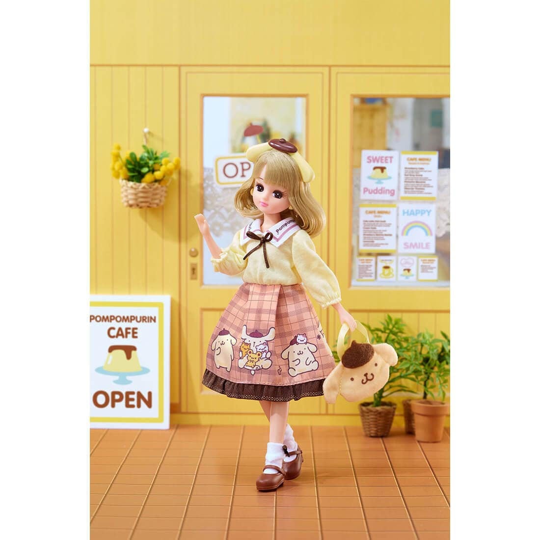 Takara Tomy Licca-chan loves Pompompurin Stylish Photogenic Licca Doll