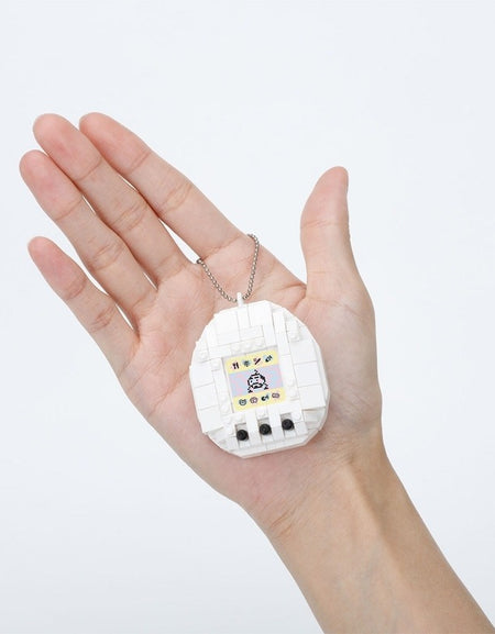 Nanoblock mininano  FIRST GENERATION TAMAGOTCHI (WHITE) Blocks #NBCC237