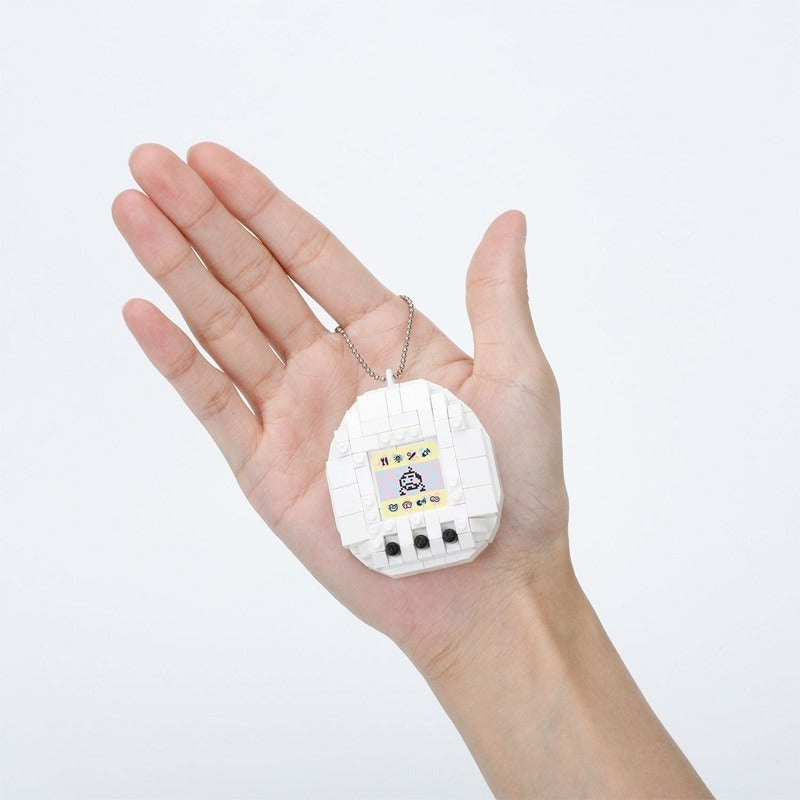 Nanoblock mininano  FIRST GENERATION TAMAGOTCHI (WHITE) Blocks #NBCC237