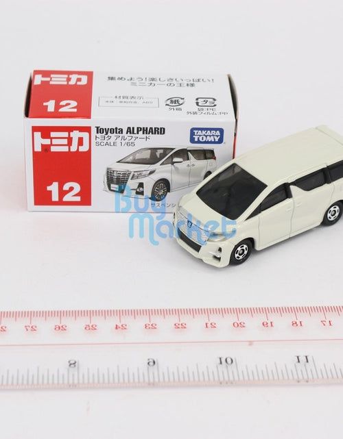 Load image into Gallery viewer, New Takara Tomy Tomica #12 Toyota Alphard Yellow Sca. 1/65 Diecast Toy Car Japan
