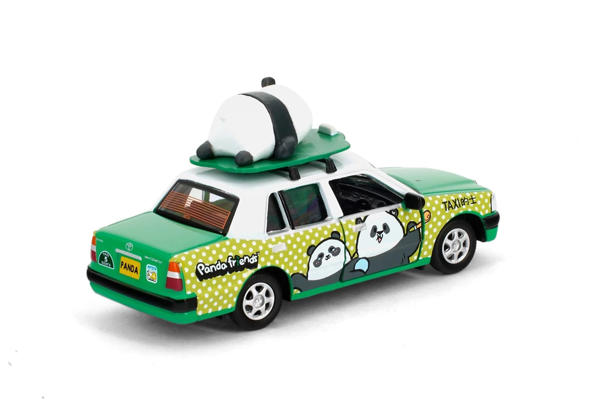 Tiny City Die-cast 1/64 - Tiny x Panda Friends Toyota Crown Comfort Taxi (NT)