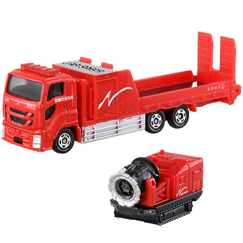 Load image into Gallery viewer, Takara Tomy Tomica #128 NAHA Fire Department Hyper Mist Blower Diecast Toy Car

