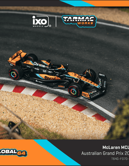 Tarmac Works McLaren MCL60 Australian Grand Prix 2023 Oscar Piastri