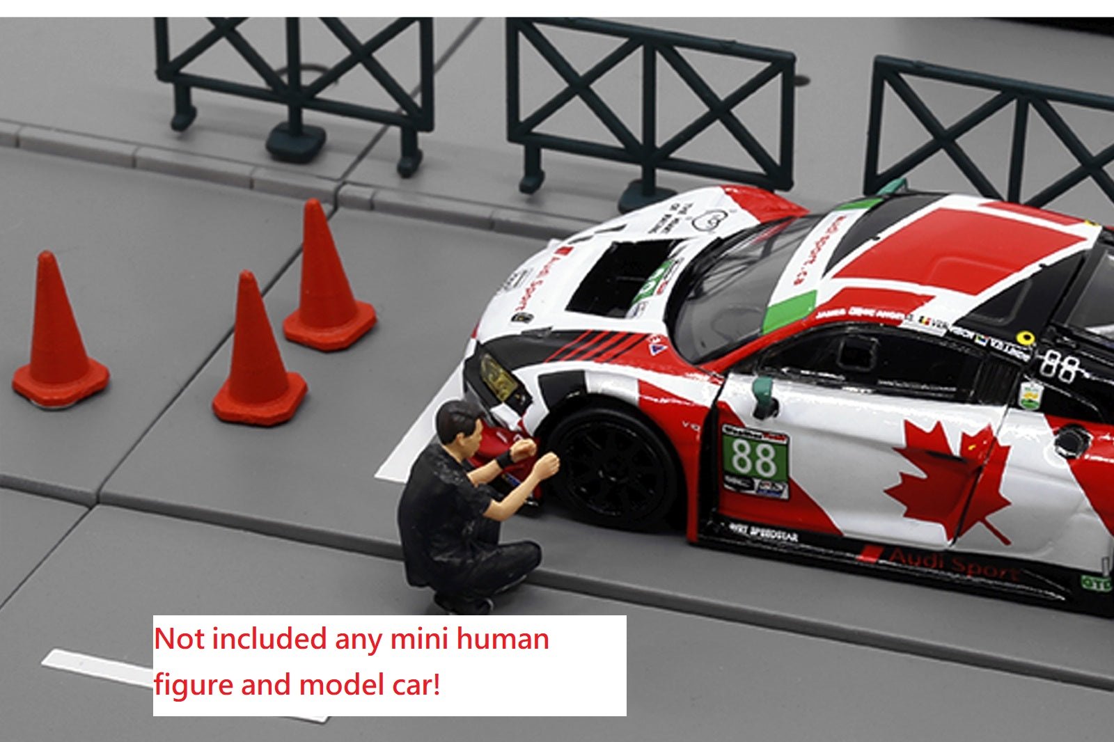 TINY City scale 1:64 Street Diorama Painted Model - S1 Macau Road Set