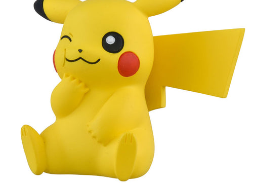 Load image into Gallery viewer, Takara Tomy Pokemon - 30th Anniversary MonColle Pikachu Selection Eating Figure
