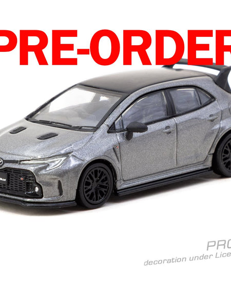 (Pre-order) Tarmac Works Toyota GR Corolla Grey 1/64 Diecast Model Car