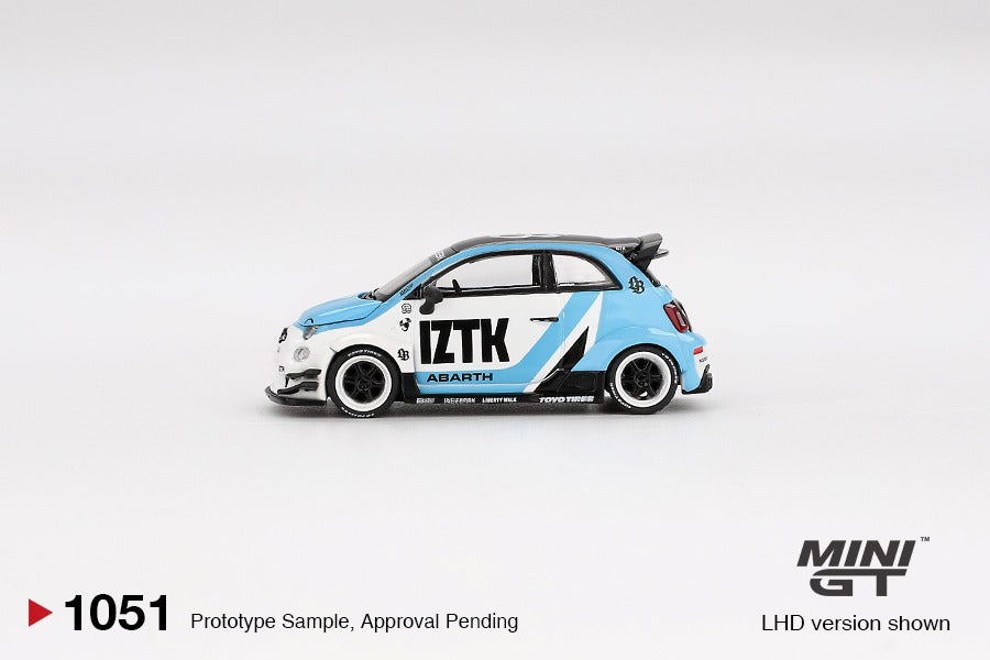 Mini GT #1051 Abarth 595 LB-WORKS x Abas Works IZTK Model Car