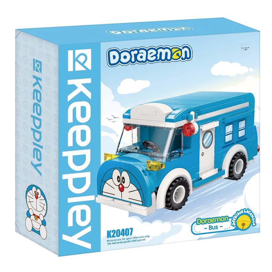 Qman Keeppley Building Blocks Toy #K20407 - Doraemon Mini Car-Bus