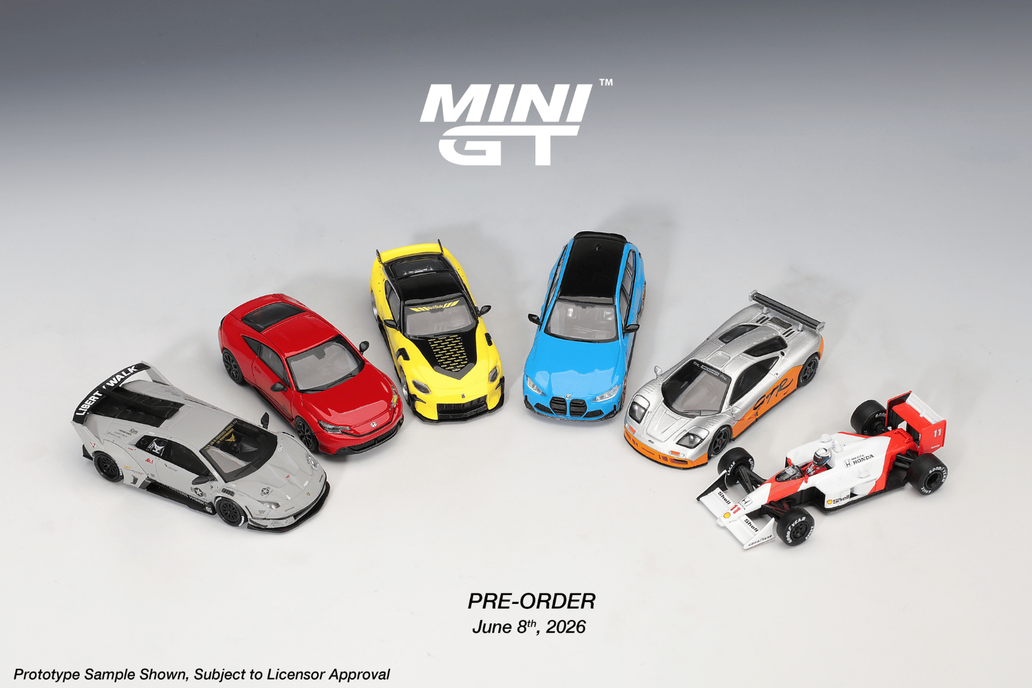 (Pre-order) Mini GT #1317 Honda Prelude Rallye Red RHD Diecast Model Car