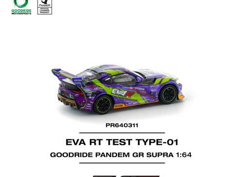 Load image into Gallery viewer, (Pre-order) POP RACE 1/64 eva rt test type-01 goodride pandem gr supra
