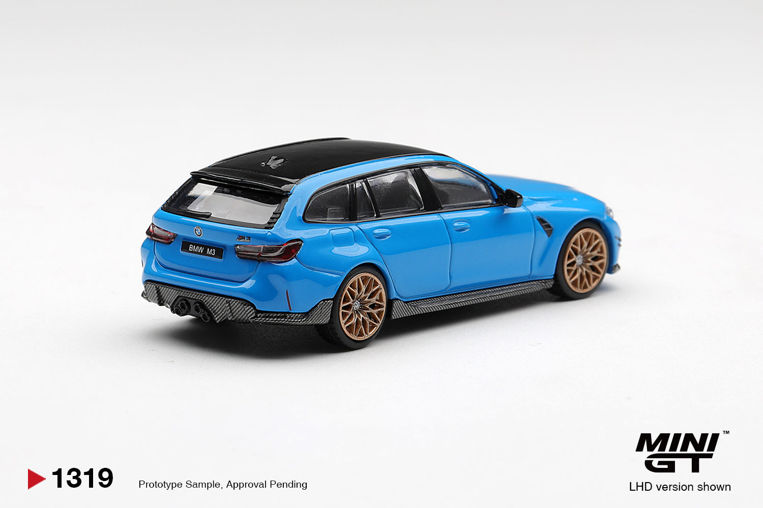 (Pre-order) Mini GT #1319 BMW M3 M Performance Touring Riviera Blue LHD