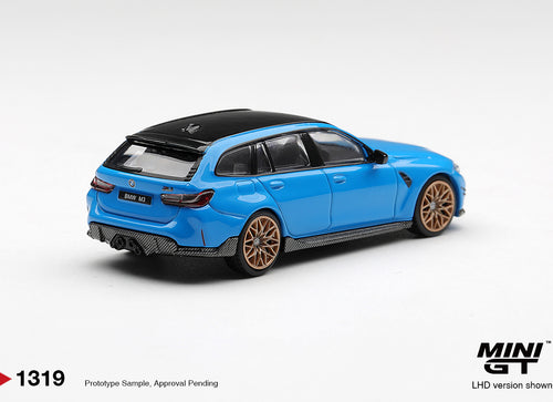 Load image into Gallery viewer, (Pre-order) Mini GT #1319 BMW M3 M Performance Touring Riviera Blue LHD
