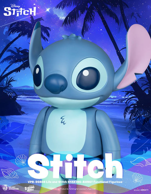 Load image into Gallery viewer, Beast Kingdom VPB-SSB08 Lilo and Stitch SYAKING-BANG! Functional Figurine Stitch
