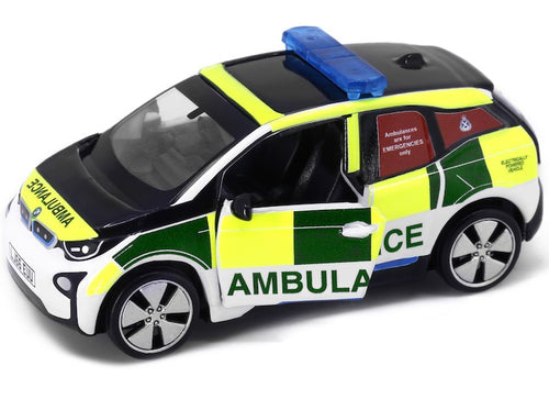 Load image into Gallery viewer, Tiny City UK17 Die-cast Model Car - BMW i3 Scottish Ambulance Service
