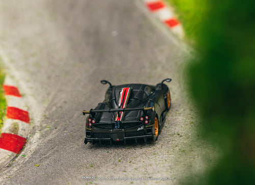 Load image into Gallery viewer, Tarmac Works 1/64 Pagani Imola Matt Black Carbon Fiber Model Car
