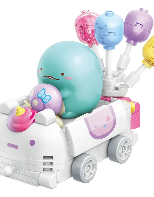 Load image into Gallery viewer, Qman Keeppley Building Blocks #30491 Sumikko Tokage &amp; Nisetsumuris Balloon Car
