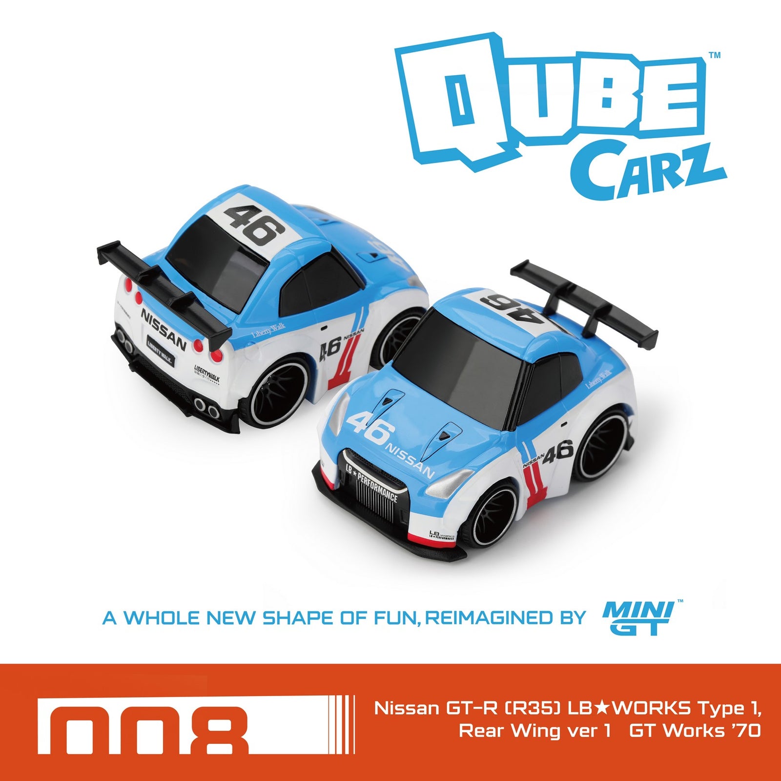 (Pre-order) Mini GT Qube Carz #007- #009 Nissan full set of 3 Model Cars