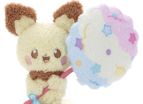 Load image into Gallery viewer, Takara Tomy Arts Pokepiece Plush Toy (Sweets Ver.) Pichu Stuffed Toy
