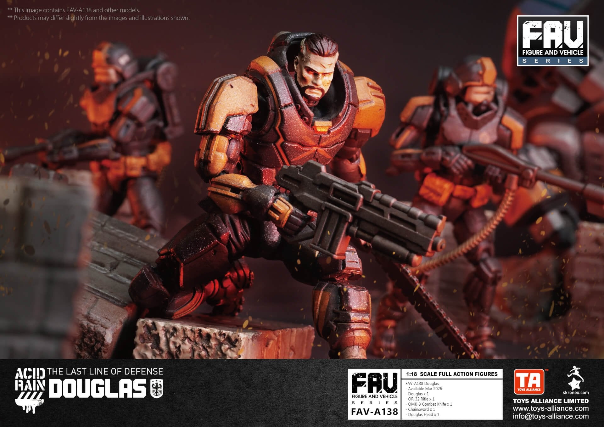 Acid Rain x Toy Alliance FAV-A138 Douglas Action Figure Set