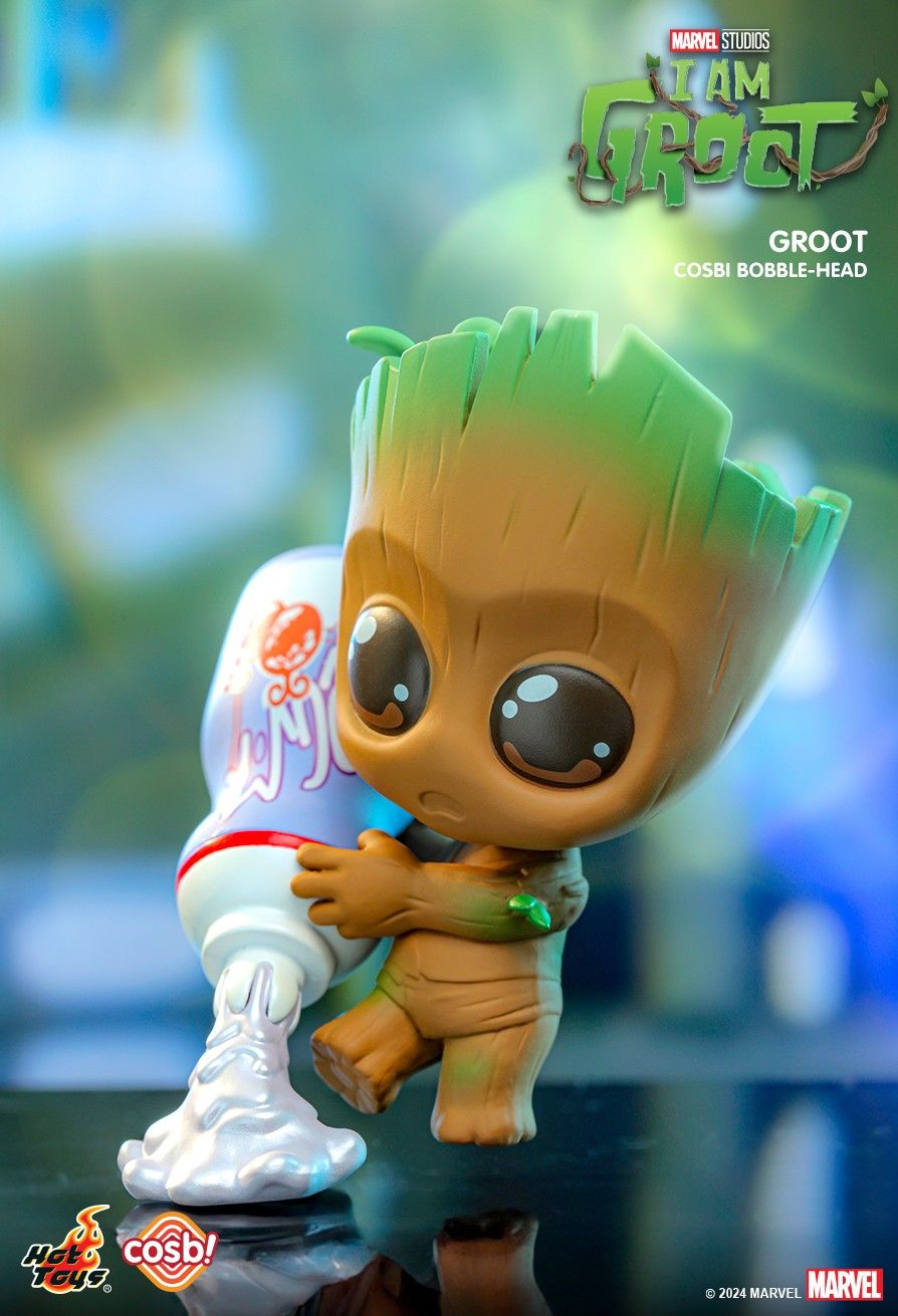 Hot Toys Disney I Am Groot Cosbi Bobble-Head Collection 2 Full Set