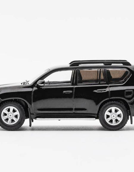 GCD 1/64 Toyota Land Cruiser Prado 150 Black (LHD) Diecast Model Car