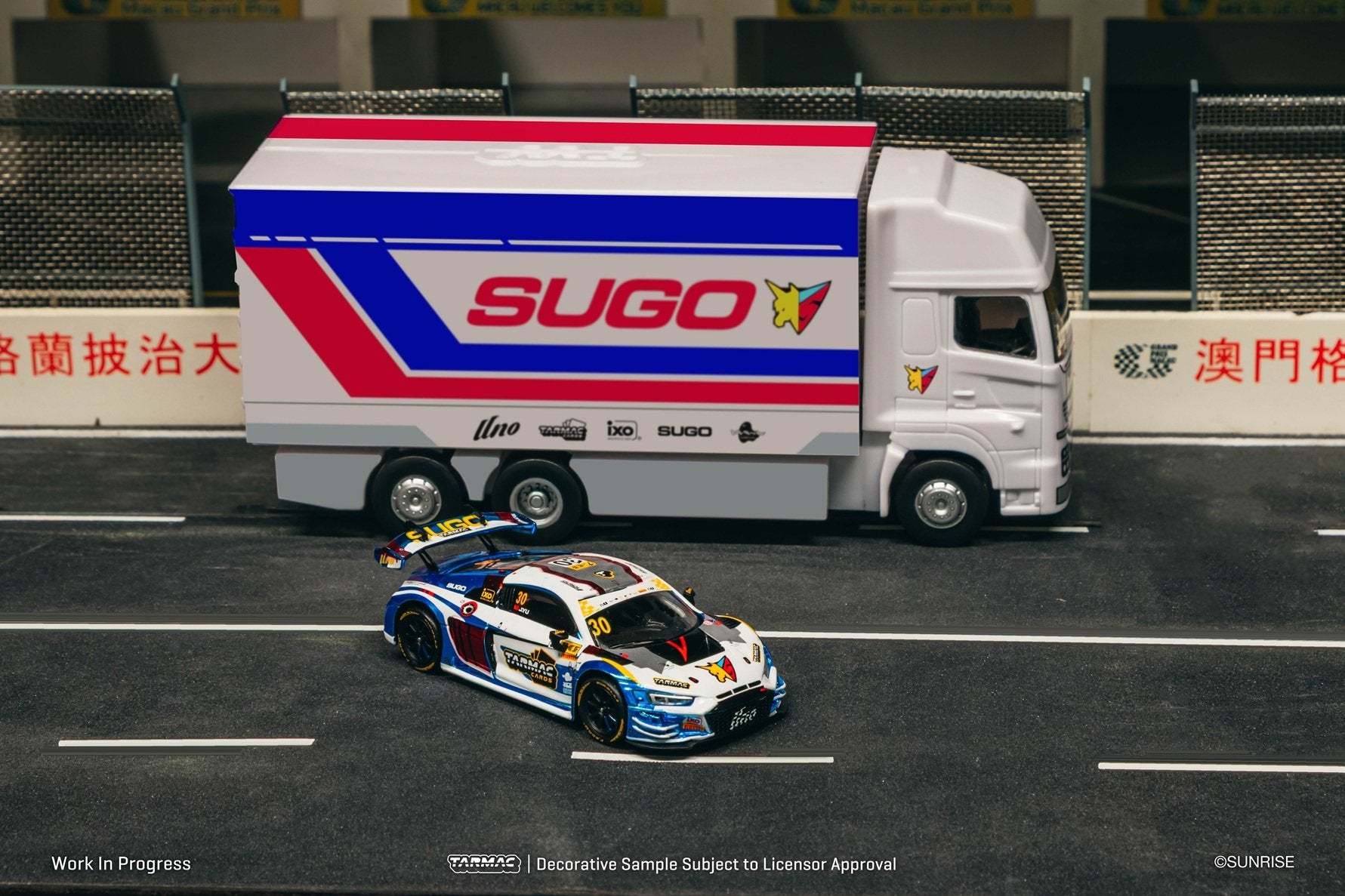 Tarmac Works Audi R8 LMS GT3 evo II Macau GT Cup - FIA GT World Cup